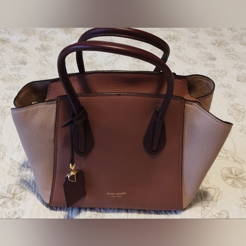 Kate Spade Two Tone Bag With Suede Interior!